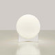 Terzani Oscar Design-Tischlampe mit kugelförmigem Diffusor und modernem, minimalistischem Design.