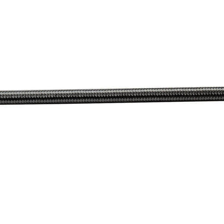 Black textile cable 2 x 0.75 mm 1 metre - flexible black textile cable for lamps and pendant ceiling roses.