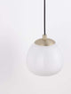 Die Egg Wandleuchte Gold, Weiß, Schwarz, elegante Glas- und Metallkombination für modernes Zuhause.