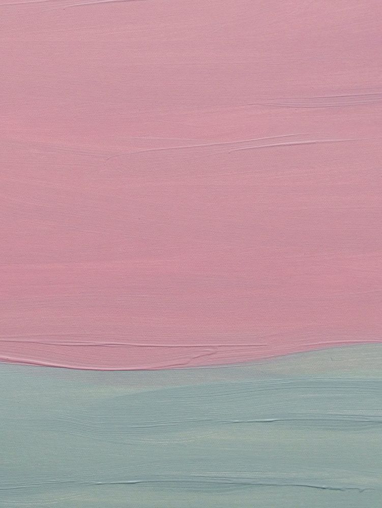 Farbenfrohes abstraktes Gemälde mit sanften Pink- und Grüntönen, ideal für kreative Raumgestaltung.