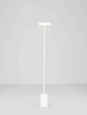 Thea LED Stehlampe H 135cm Ø 20cm 3000K - schlanke Stehleuchte in Holzdekor mit warmweißem 3000K LED-Licht, 17W, modernes Design