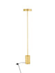 Thea LED Stehlampe H 135cm Ø 20cm 3000K – schlanke Stehleuchte in Holzdekor, 17W fest verbaute LED, warmweiß 3000K, 929 Lumen, modernes Design