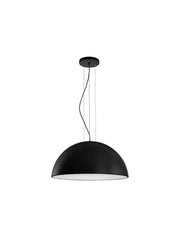 Tholos pendant light E27 3-light Black, White with a modern, elegant design in black