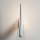 Rotaliana Tick LED-Wandleuchte 29cm Weiß von vorne, modernes Design in Weiß mit indirekter Beleuchtung.