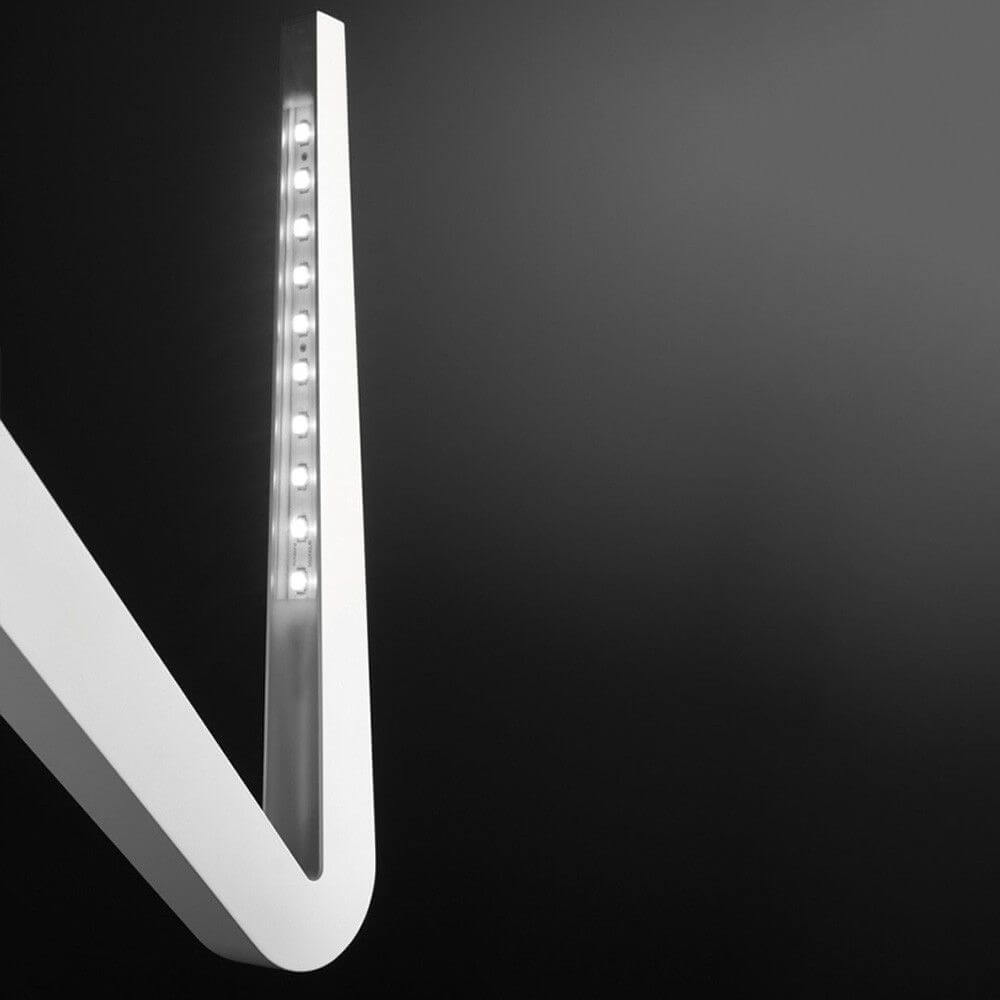 Rotaliana LED-Wandleuchte Tick 29cm Schwarz, moderne Wandlampe mit indirektem Licht und Schlichtheit.