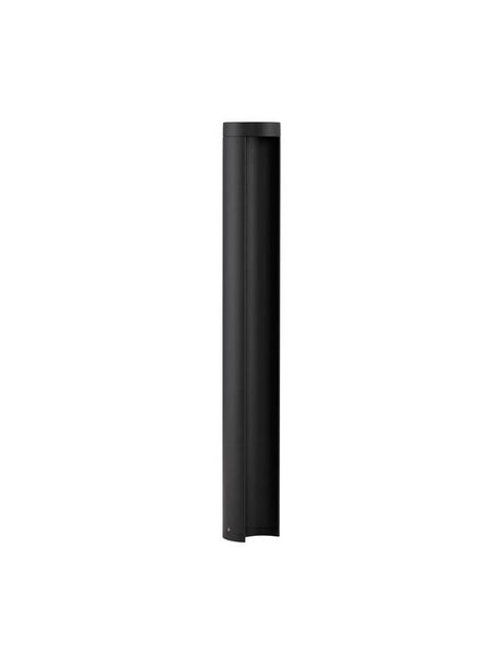 Tien LED Außenwegeleuchte 3000K Schwarz IP54, moderne schwarze Gartenleuchte von Nova Luce aus Aluminium und Glas