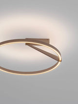 Tilia LED Deckenleuchte Ø 60cm mit Up & Down Licht, in elegantem Aluminiumdesign.