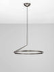 Tilia LED Pendelleuchte Ø 60 cm in Nickel, modernes Design mit klaren Linien und eleganter Form.