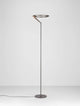 Tilia LED Stehlampe H 168cm 3000K in modernem Design mit hochwertigem Aluminium und Foggy-Nickel-Finish.