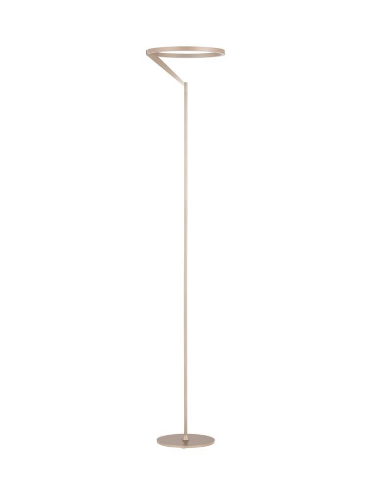 Tilia LED Stehlampe H 168cm 3000K in modernem Design mit Foggy-Nickel-Finish, ideal für jedes Zuhause.