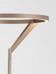 Detailansicht der Tilia LED Stehlampe H 168cm 3000K mit modernem Design und Foggy-Nickel-Finish.
