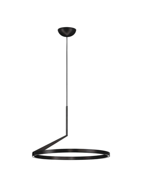 Suspension Tilia LED Ø 60 cm 2700, 3000, 4000 K Up & Down dans un élégant noir pour les espaces de vie modernes.