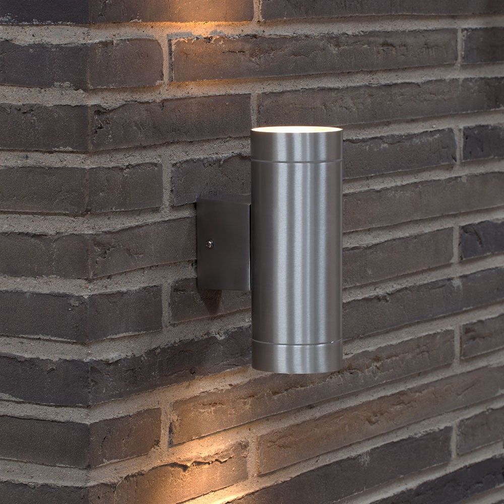 Lampe murale externe Tin Maxi Up et Down IP54 ALU