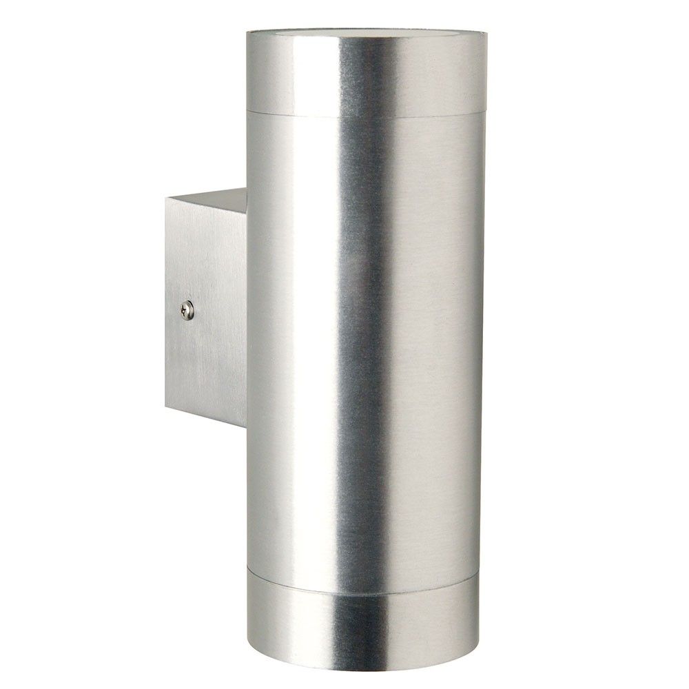 Tin Maxi outdoor wall light Up&amp;Down IP54 Alu