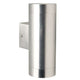 Tin Maxi Außen-Wandleuchte Up&Down IP54 Alu in stilvollem Design für Außenbeleuchtung.