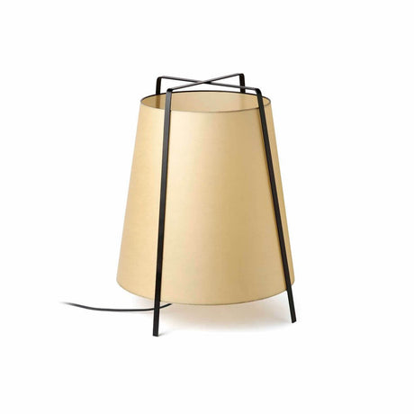Lampe de table AKANE Noir, Beige au design moderne et à la palette de couleurs noir et beige.