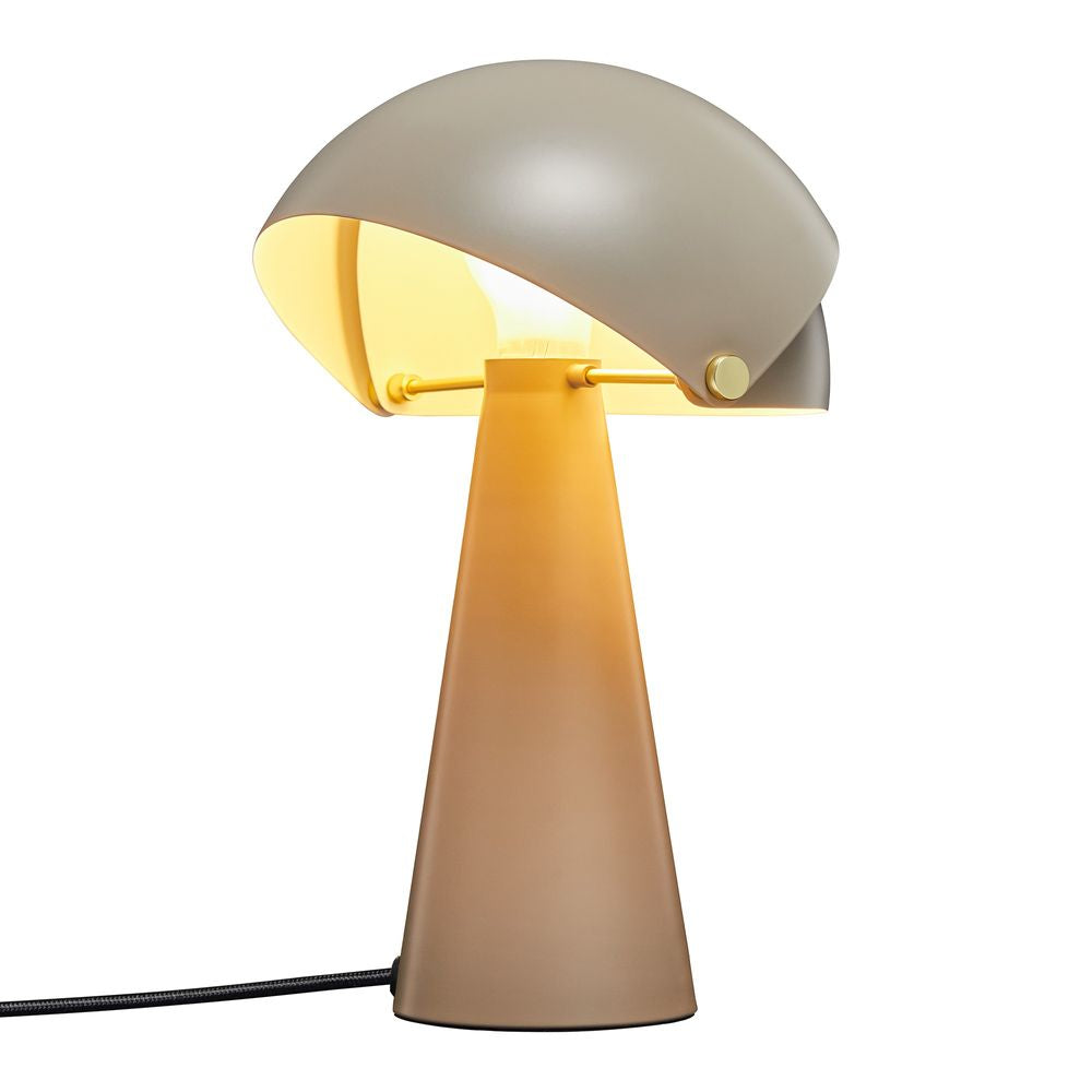 Moderne Tischlampe Align von Maria Berntsen mit beweglichem Schirm für variierendes Licht.