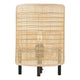 Tischlampe Jaffna, moderne Rattan-Tischlampe mit schlichtem Design und stilvollen Farben.