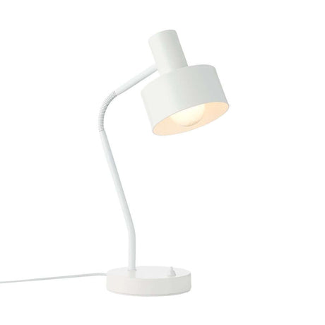 Bordlampe Matis i minimalistisk design med fleksibel lampeskjerm for ideelt lys.