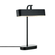 Tischlampe Merlin, moderne schwarze Tischleuchte mit elegantem Design