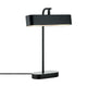 Tischlampe Merlin in modernem Design mit schwarzem Finish für stilvolle Beleuchtung.