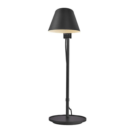 Lampe de table Stay Long au design moderne avec mécanisme de rotation flexible pour un éclairage optimal.