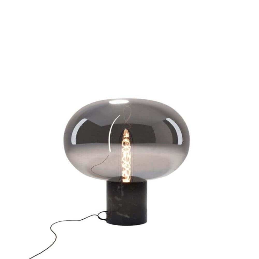 Tischleuchte Moonstone Marmor Ø 45cm