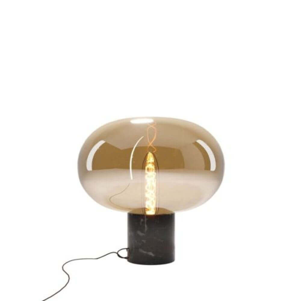 Tischleuchte Moonstone Marmor Ø 45cm