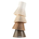 Tischleuchte Petite 4620 aus Holz 56cm mit schwenkbarem Holzschirm in skandinavischem Design