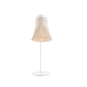 Tischleuchte Petite 4620 aus Holz 56cm mit schwenkbarem Holzschirm für angenehmes Licht.