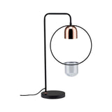 Bordslampa Växtlampa Neordic Fanja Black, Copper