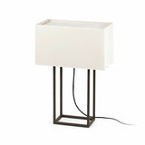 Tischleuchte VESPER 2-flammig Dunkelbraun, Beige  Faro Barcelona   