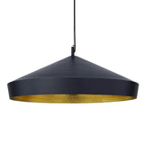 Tom Dixon Beat Flat Lámpara colgante LED negro, dorado