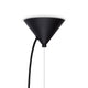 Tom Dixon Beat Waist LED Pendelleuchte Schwarz, Goldfarben - stilvolle Deckenleuchte in minimalistischer Form.