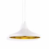 Tom Dixon verslagen brede LED hangend licht Ø 36 cm