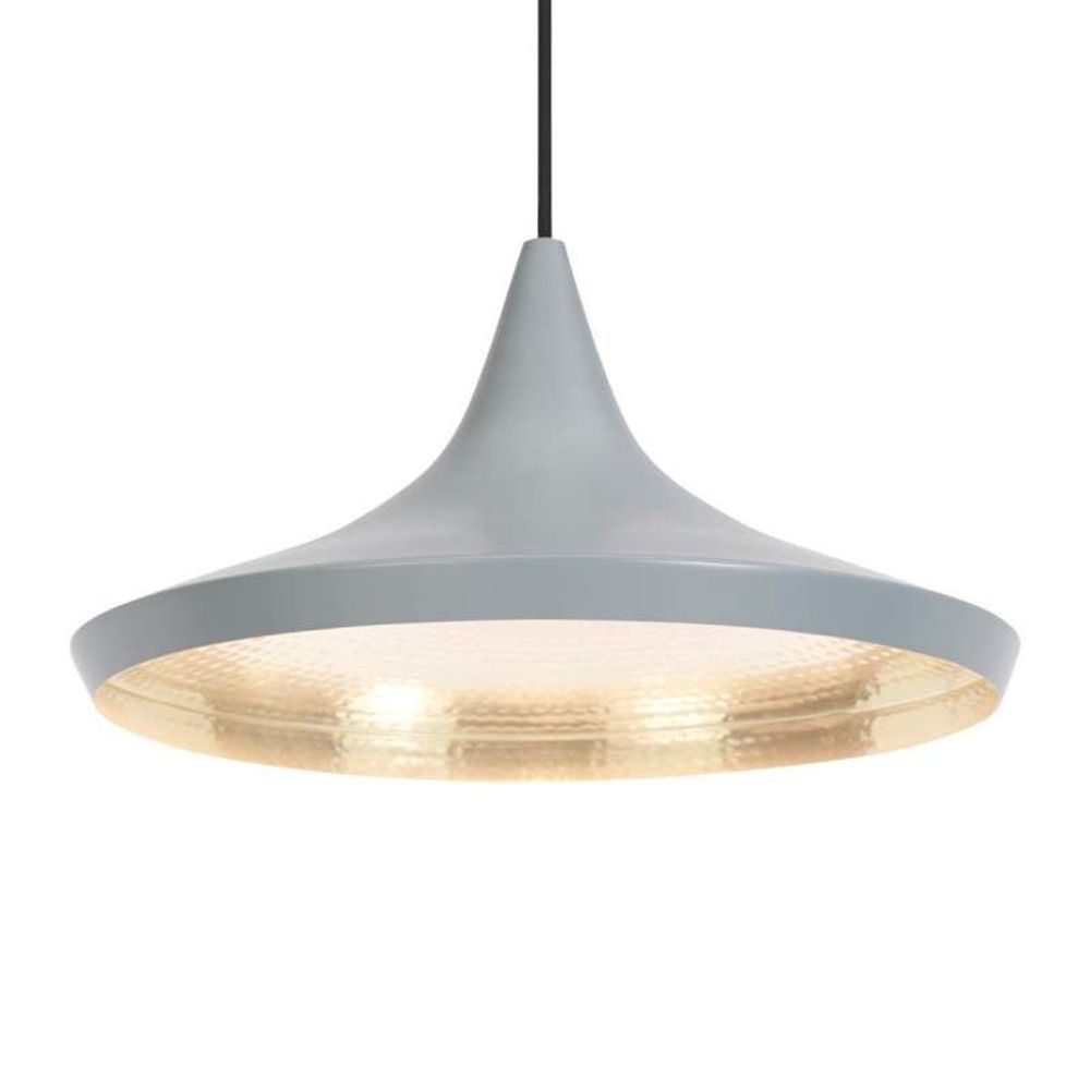 Tom Dixon verslagen brede LED hangend licht Ø 36 cm