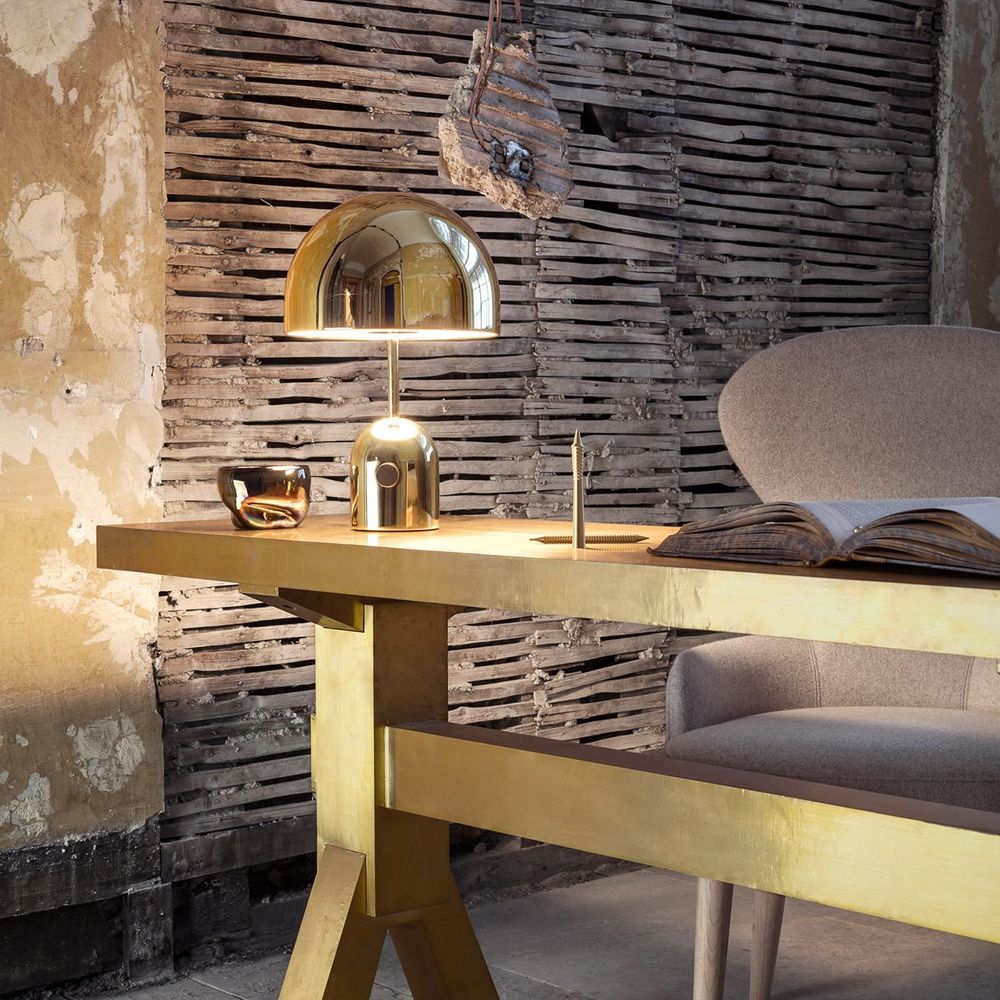 Bell Tischleuchte mit Drehdimmer  Tom Dixon   