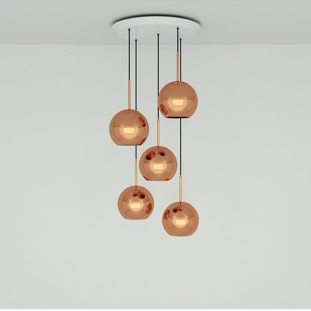 Tom Dixon Copper 5er Lampe à suspendre Ø 25cm