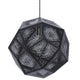 Tom Dixon Etch Metall Hängeleuchte Effektlicht in geometrischem Design, perfekte Pendelleuchte für stilvolle Raumbeleuchtung.