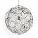Tom Dixon Etch Web Effekt Pendelleuchte Ø 60cm mit außergewöhnlicher offener Struktur und filigranem Design.