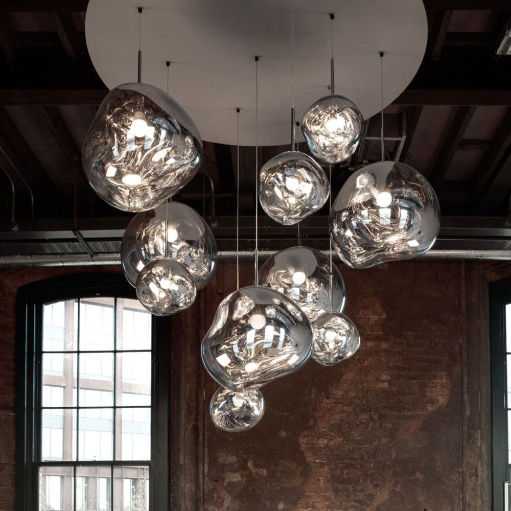 Tom Dixon Melt LED Mega XXL -käyttölamppu Ø 150cm