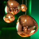 Tom Dixon Melt LED Trio Pendelleuchte 3er Mobile Ø 81cm mit hypnotisierendem Licht in Kupferoptik.