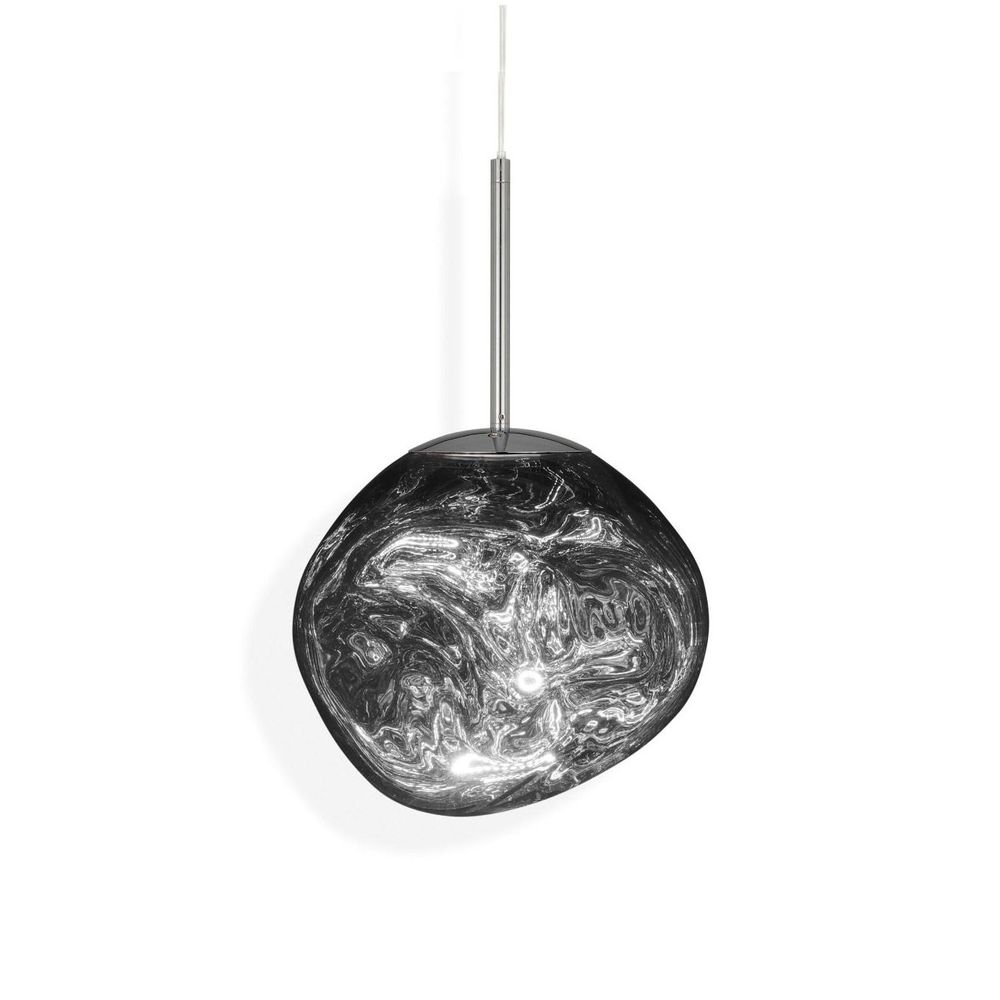 Melt LED organische Pendellampe  Tom Dixon Chrom 28cm 