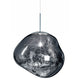 Tom Dixon Melt LED organische Pendellampe mit hypnotischer, schmelzender Glasform.