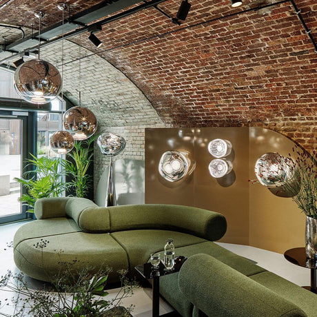Tom Dixon smelt LED organische wandlamp of plafond