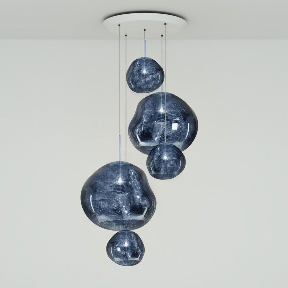 Tom Dixon Melt Large LED Hängelampe 5er Mobile