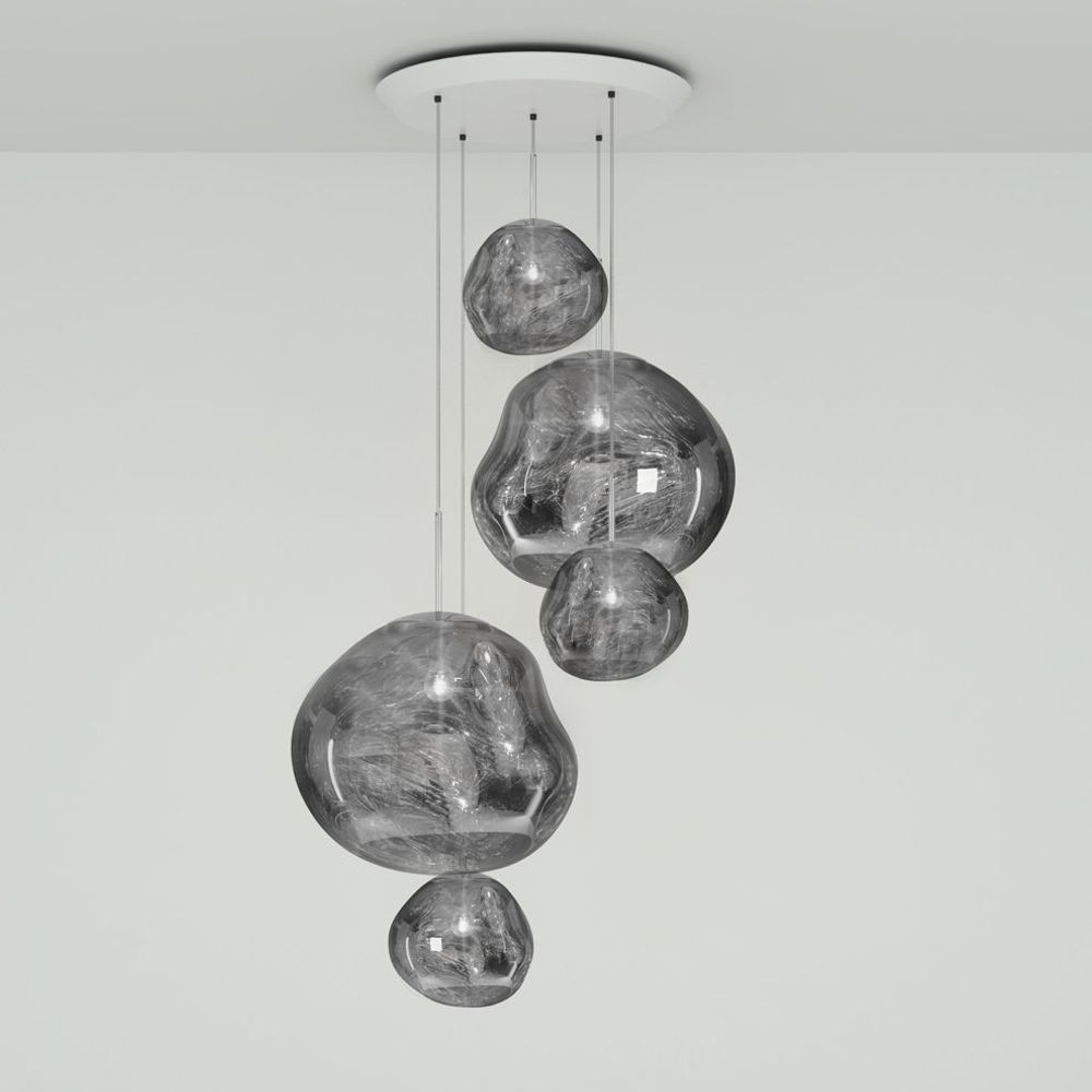 Tom Dixon Melt Large LED Hängelampe 5er Mobile
