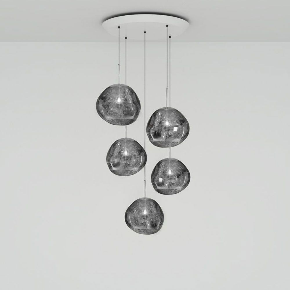 Tom Dixon Melt Mini LED Pendellampe 5er Mobile