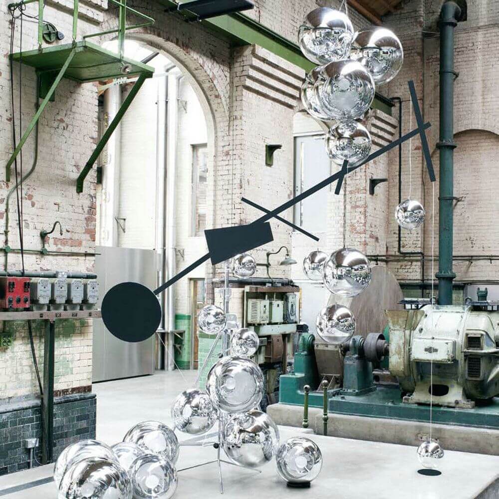 Tom Dixon Mirror Ball LED Spiegelkugel Hängeleuchte