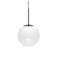 Tom Dixon Opal Kugelleuchte Pendel hängende Lampe aus opalisierendem Polycarbonat mit modernem Design.